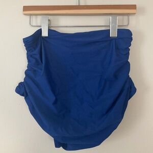 J. Crew Ruched High-Rise Full-Coverage Bikini Bottom